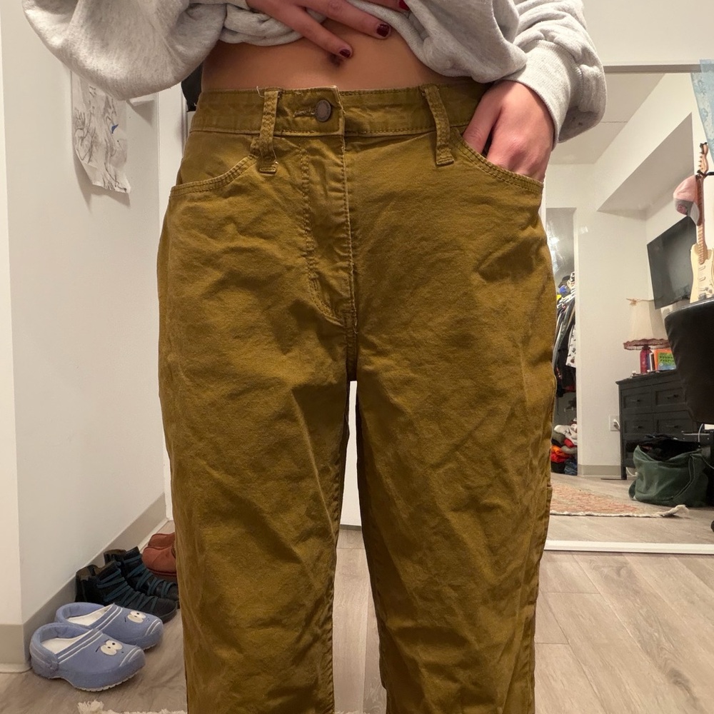 Universal Thread Mustard Pants - Picture 2 of 6